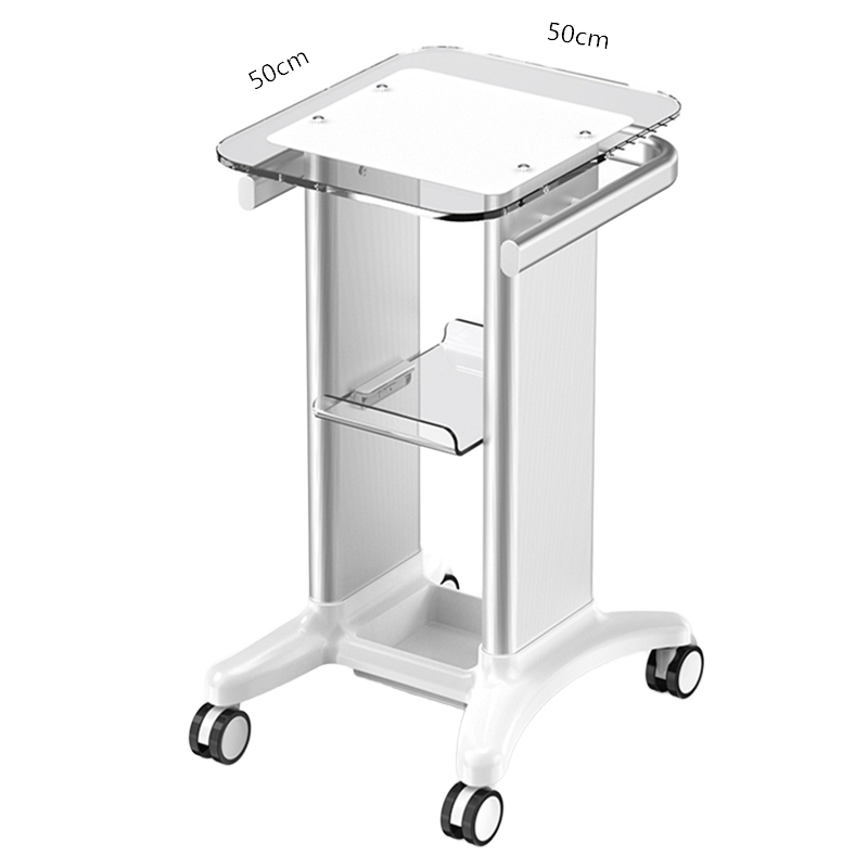 Medical Lab Logo - Mobiler medizinischer Gerätewagen mit Logo, Labormöbel